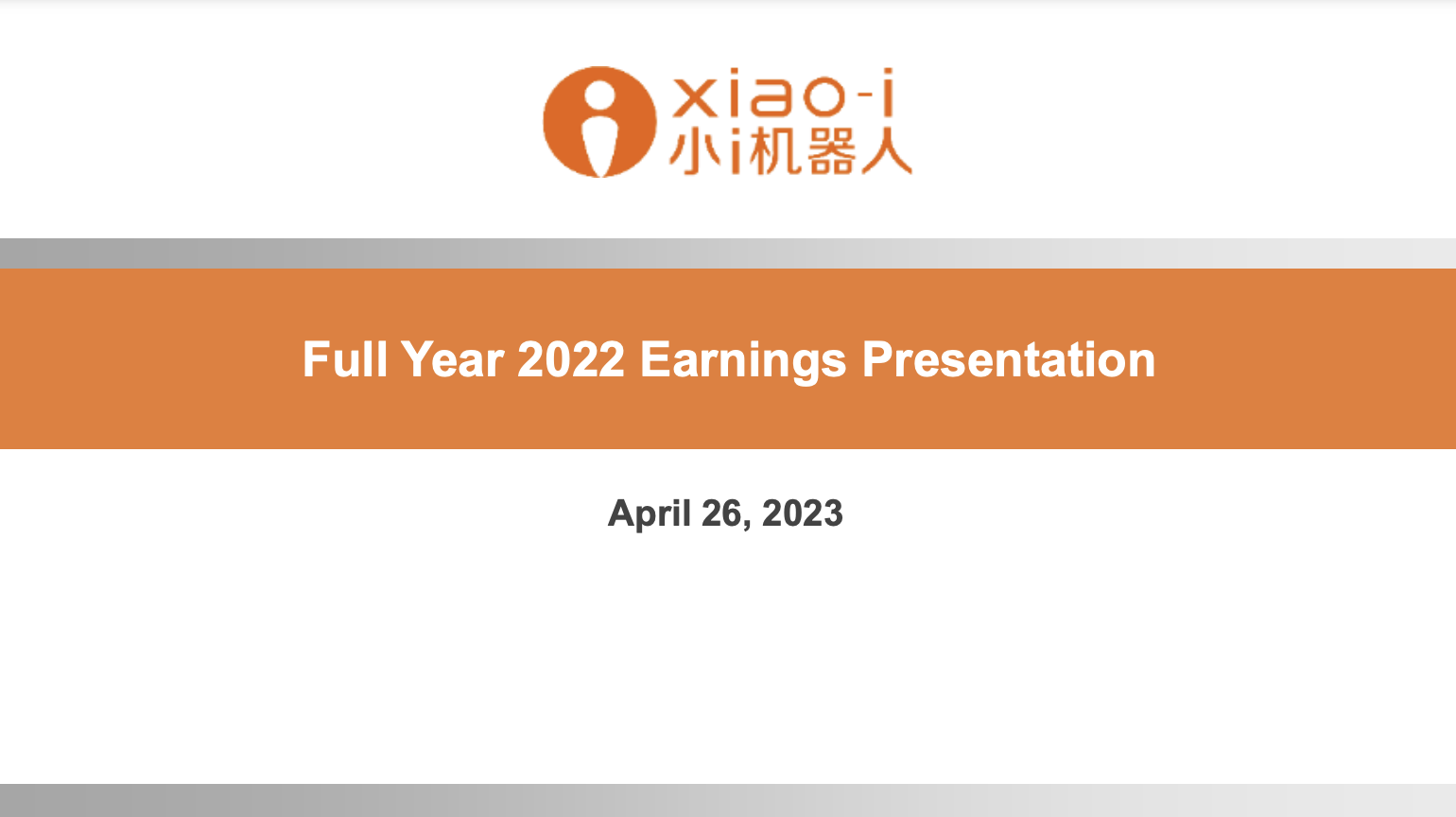 Xiao-I Corporation Full Year 2022 Earnings Presentation thumbnail